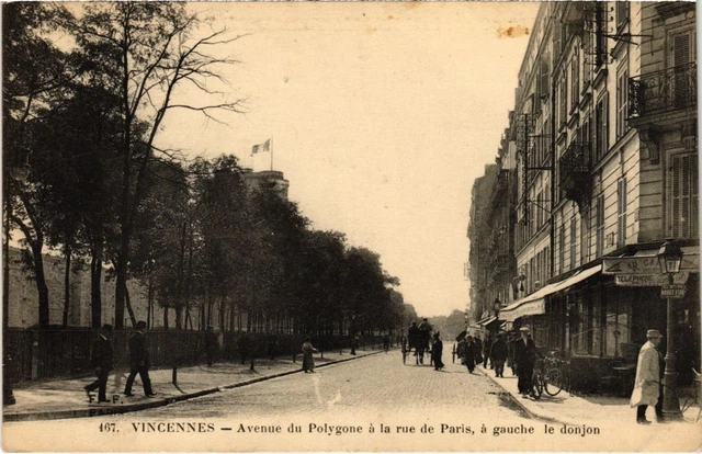 CPA AK Vincennes Avenue du Polygone a la rue de Paris FRANCE (1283269)