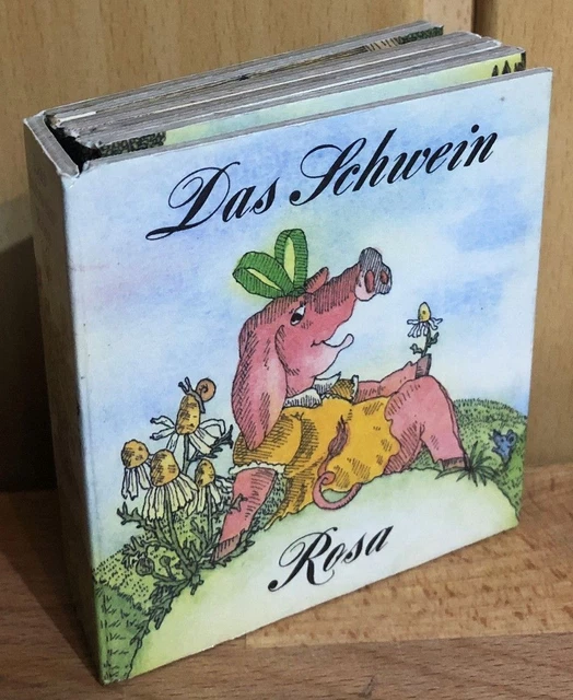DAS SCHWEIN ROSA (DDR PappBilderbuch von Lilo Hardel), Bilderbuch