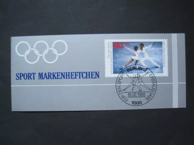 Berlin Sport Markenheft MiNr. 802 postfrisch**   (H 484)