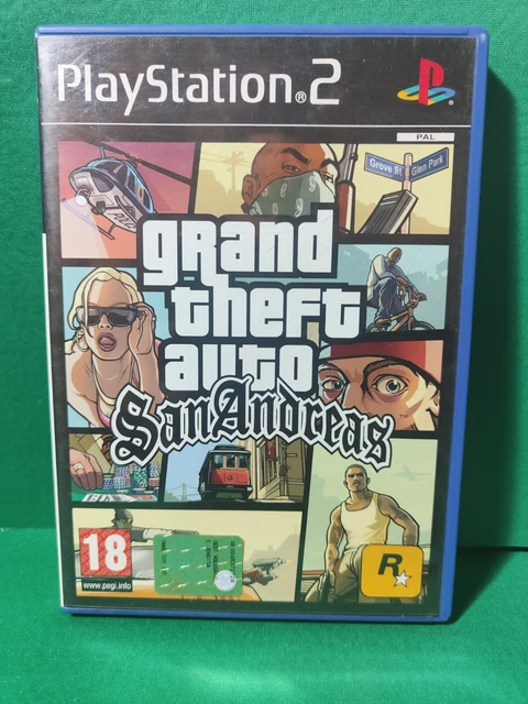 Gta San Andreas Grand Theft Auto Ps2 PlayStation 2 - buone condizioni