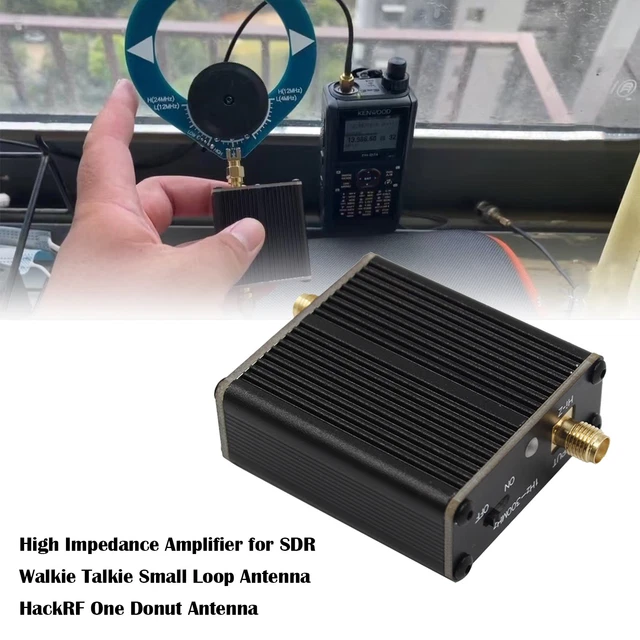 HIGH IMPEDANCE AMPLIFIER for SDR Walkie Talkie Small Loop Antenna ...