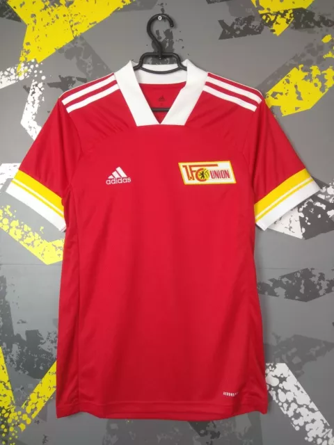 FC Union Berlin Trikot Heim Fußball Shirt rot Adidas Herren Größe S ig93