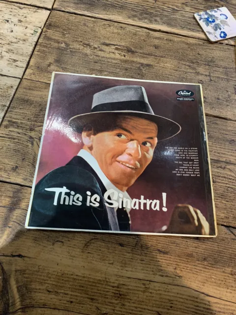 FRANK SINATRA This IS SINATRA 1956 VINYL LP Plays Nicely Vocal Jazz Pop Rat Pack