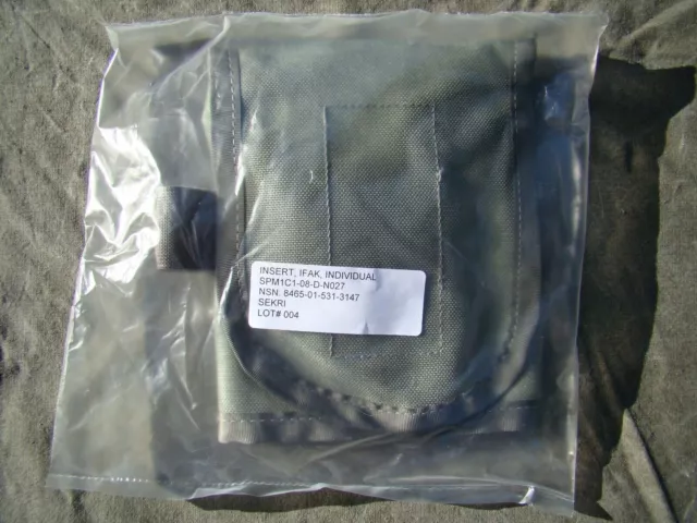 IFAK Insert Individual First Aid Kit - Foliage Green Sekri 6545-01-531-3147 NIB