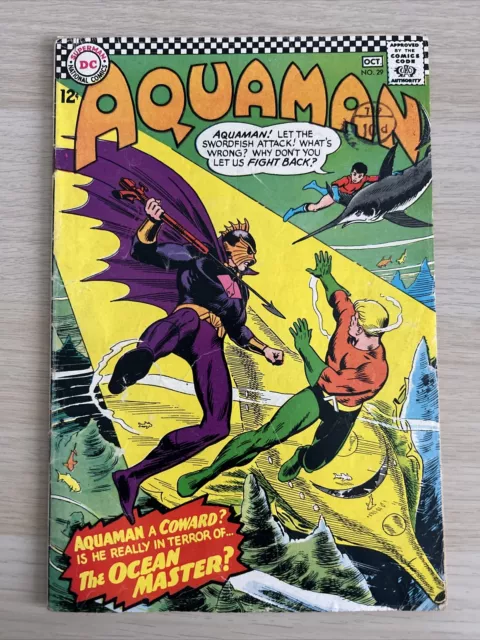 Aquaman 29 - DC Comics - 1966 - 1st Appearance Ocean Master