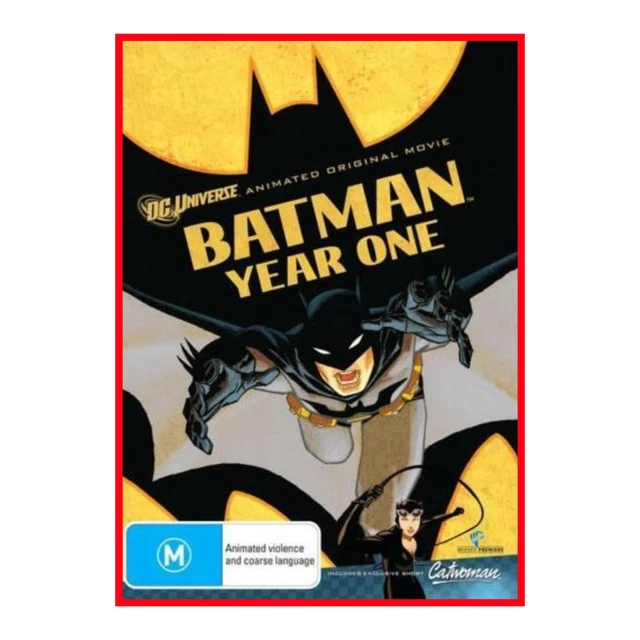 BATMAN: YEAR ONE (DVD, 2011) Action Adventure Crime Animation Film