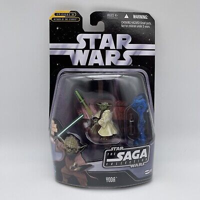 SEALED Star Wars Saga Collection #019 Yoda Episode II Luke Skywalker Hologram