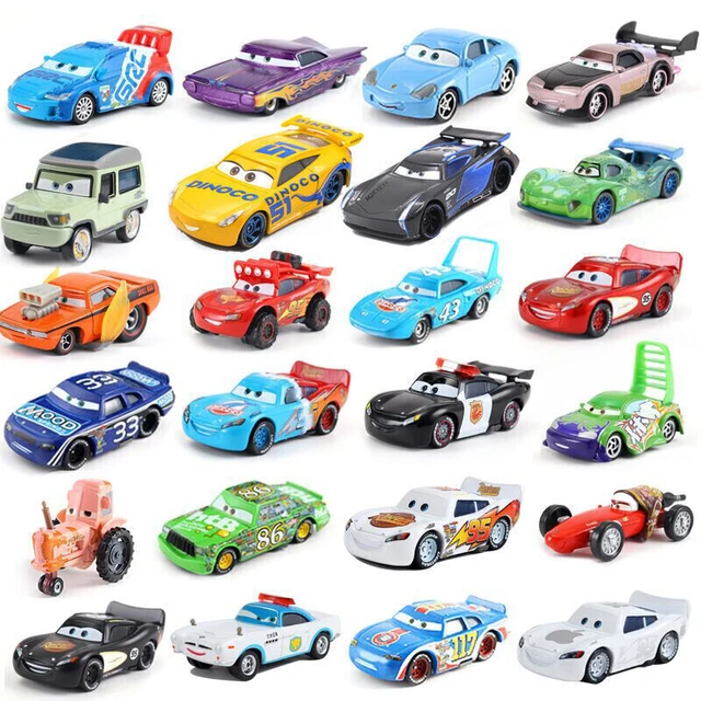 DISNEY 1:55 DIECAST Model Pixar Cars And Plane Lot Lightning Loose Car ...