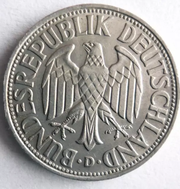 1969 D GERMANY MARK - Excellent Coin - FREE SHIP - Bin #349