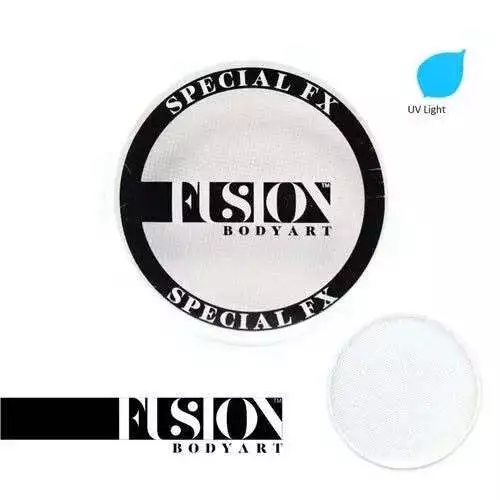 Fusion Body Art Face Paint Cake Neon - White 32g