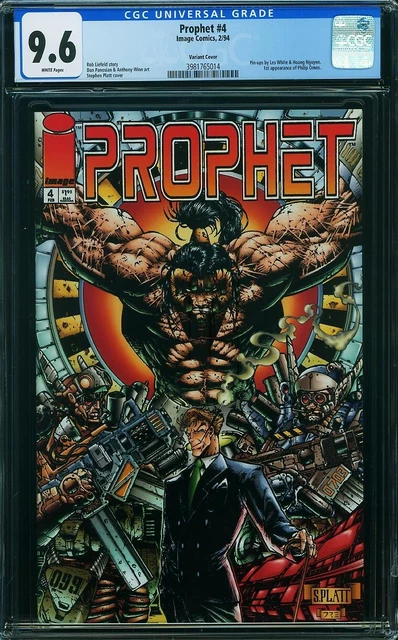 Prophet #4 CGC 9.6 WP Variant 1994 Image (1st app of Omen) (Platt Cover)