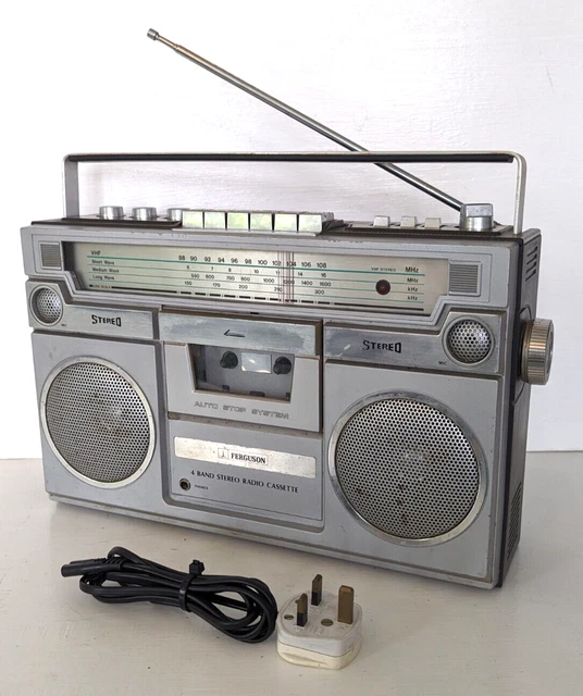 Trinovae Retro Radio Reproductor De Cassette Estéreo Con Construido En