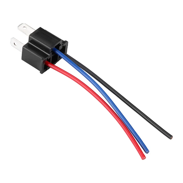 Connecteur H4 Mâle Pour Phare Auto - Adaptateur Faisceau Câbles - Prise Extension Lampe H4