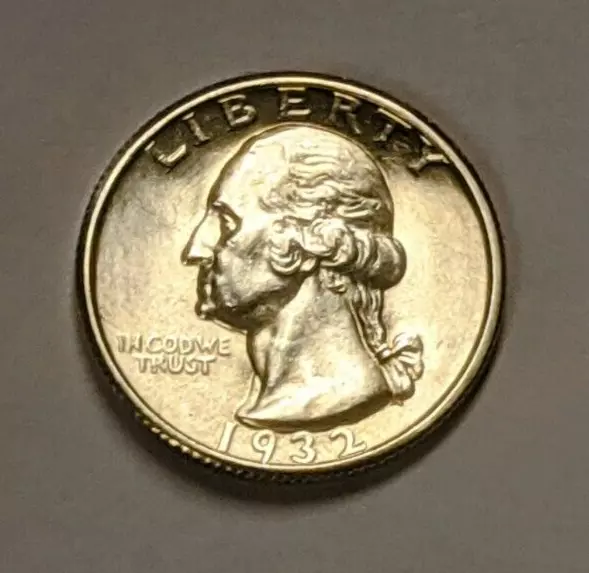 1932-P Washington Quarter - High Grade , Nice Date Uncirculated Silver 25¢