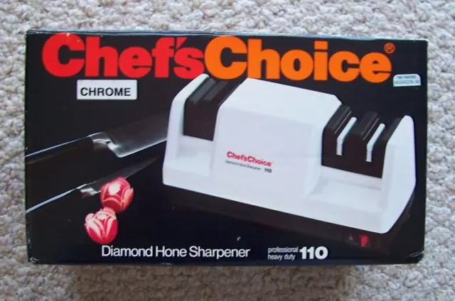 Chef's Choice Professional Heavy Duty #110 Diamond Hone Sharpener Tested Chrome