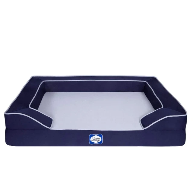 Dog Bed For Small Medium Large Pets Cat Puppy Bed Machine Washable Cover Navy