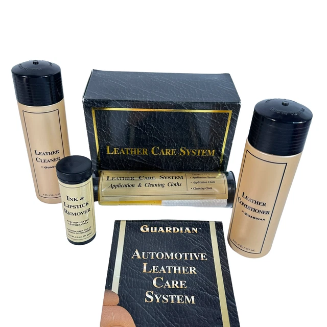 Guardian Automotive Leather Care System - Protect, Clean & Condition Upholstery