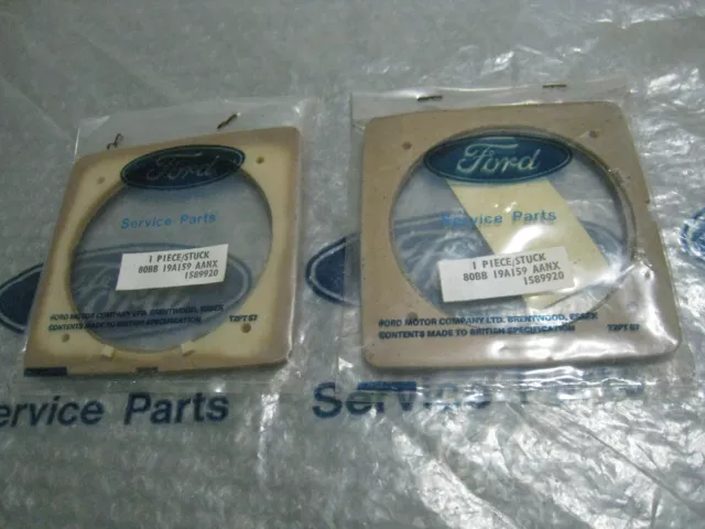 Tf Mk5 Cortina Genuine Ford Nos Speaker Housings - Pair