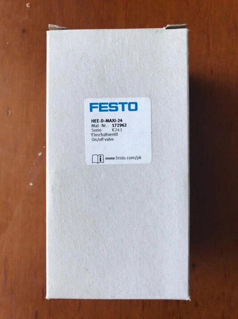 1 pz valvola nuova Festo HEE-D-MAXI-24 172962 in scatola spedizione gratuita
