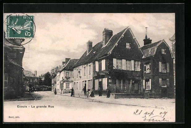 CPA Ecouis, La grande Rue