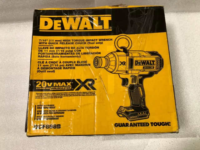 Dewalt 20V MAX* XR 7/16" Impact Wrench With Quick Release Chuck Bare Brand New