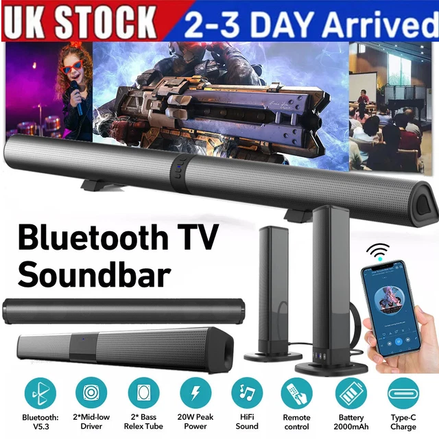 TWS BLUETOOTH SURROUND Sound System Wireless Subwoofer Detachable TV
