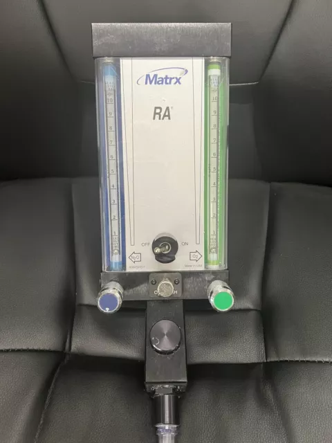 Matrx RA Dental Dentistry Nitrous Oxide N2O Flowmeter Conscious Sedation Unit