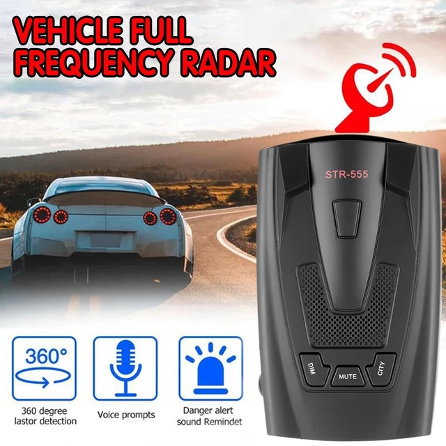Car 16 Band 360 Degree Police GPS Camera Speed Radar Voice Alert US F29C