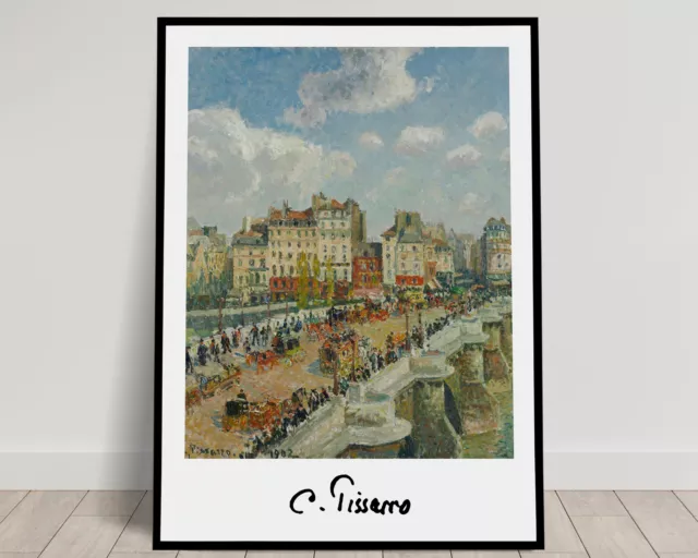 Camille Pissarro : Le Pont Neuf, Affiche Décoration Murale, Illustration