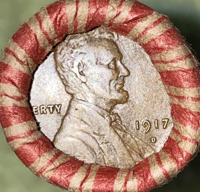 1 US Lincoln Wheat Cent 1C Penny Roll 1917-D/1929-S (50 Coins) 40%+ Pre-1940