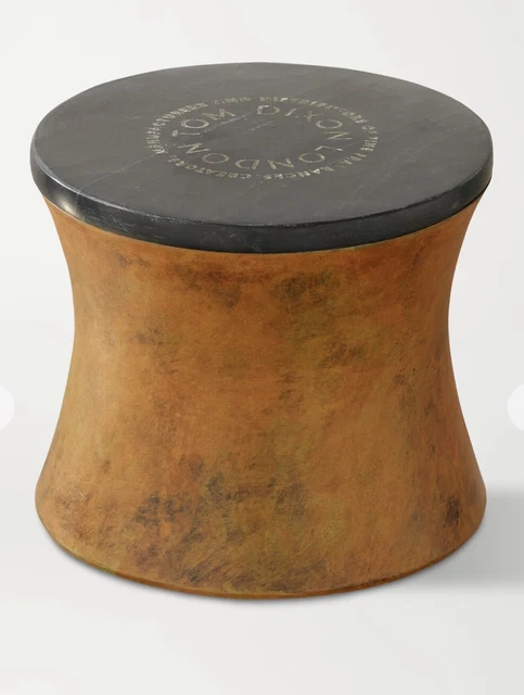 Tom Dixon Eclectic Underground Scented Candle Large Bronze Black Marble Lid NIB