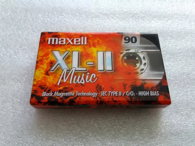 Maxell XL-II 90 Music Audio Cassette Tape NEW