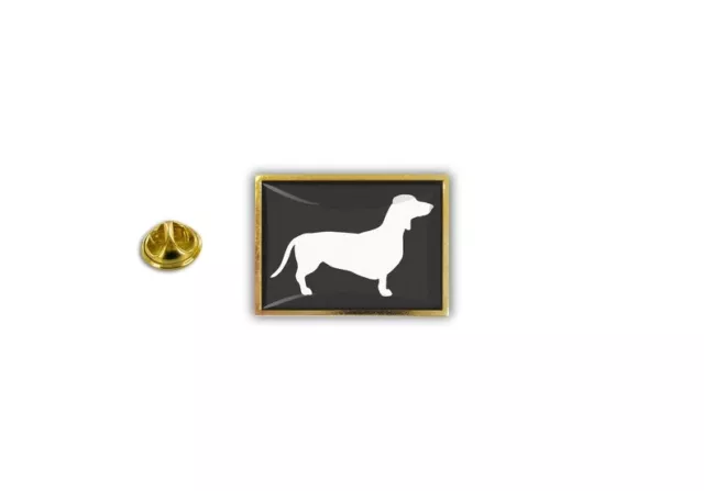 pins pin badge pin's metal avec pince papillon teckel chien