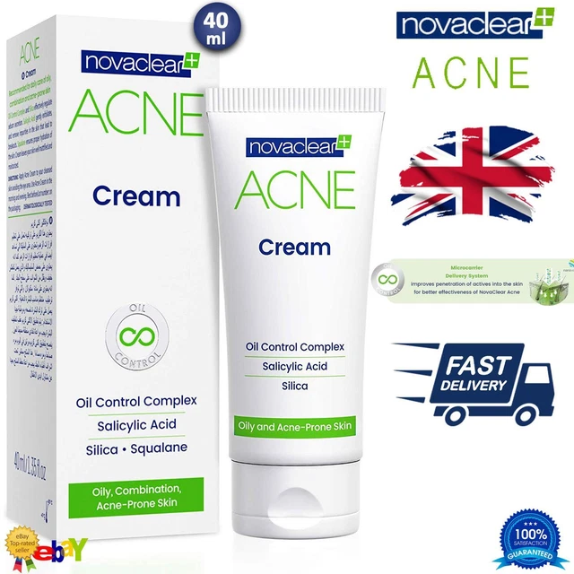 NOVACLEAR ACNE FACE Cream 40ml AcneProne Skin, Mattified and
