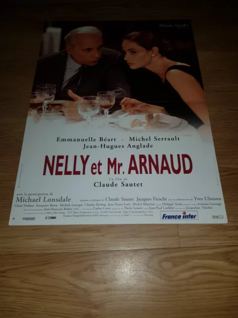 Affiche de cinéma d'époque du film: NELLY ET MR ARNAUD de 1995 (40x60cm)