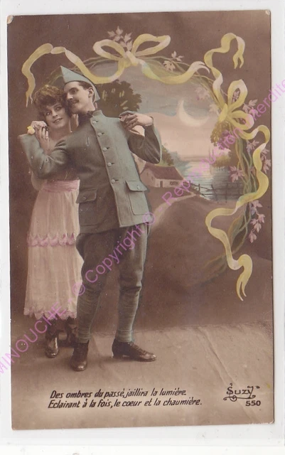 CPA Militaria Patriotic Of Shades / The Past Jaillira La Lumière EDT Suzy 1918