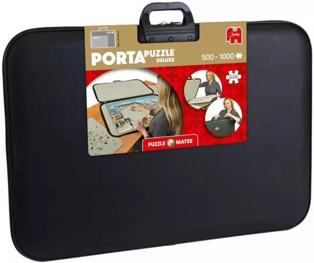 Puzzle Mates Portapuzzle Deluxe 1000 Piece Jumbo Jigsaw Board Storage Mat Case 2