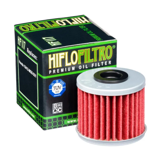 Filtre Huile Hiflofiltro Hf117 Honda Nc750 Xd-E,F,G,H,J,K,L Dct X Dct 2019 2020