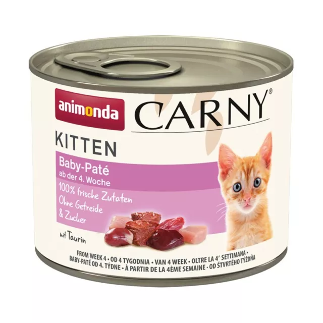 Animonda Carny Gatito Baby-Paté 12 X 200g ( 12,46€/ KG)