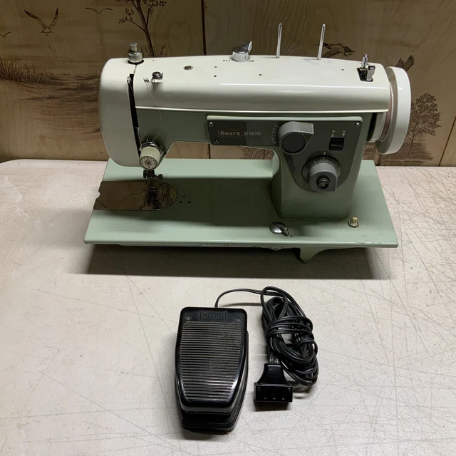 VINTAGE SEARS/KENMORE (MODEL (148.13000) Sewing Machine With Foot Pedal