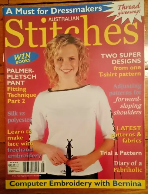 Australian Stitches magazine Vol. 10 No 8 Fitting technique with Palmer Pletsch