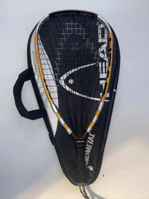 Head Liquidmetal 180 Megablast Racquetball Racquet Power Channels 3 5/8 W/ Bag