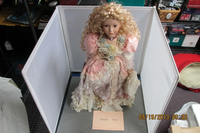 "Sofia" Duckhouse Heirloom Doll Limited Edition With COA, orig. boxing & stand