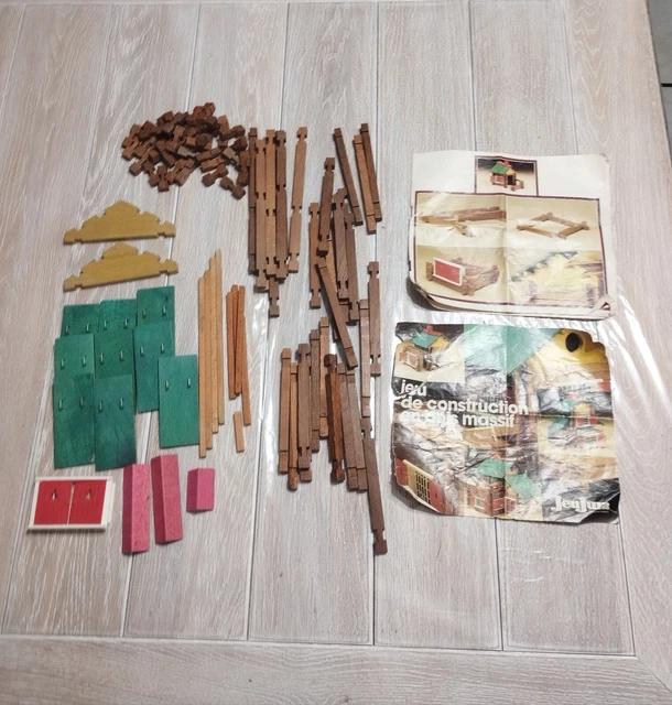 Jeu jura ma ferme en bois 220 pièces : Achat occasion | Jeux de construction en bois Jeujura