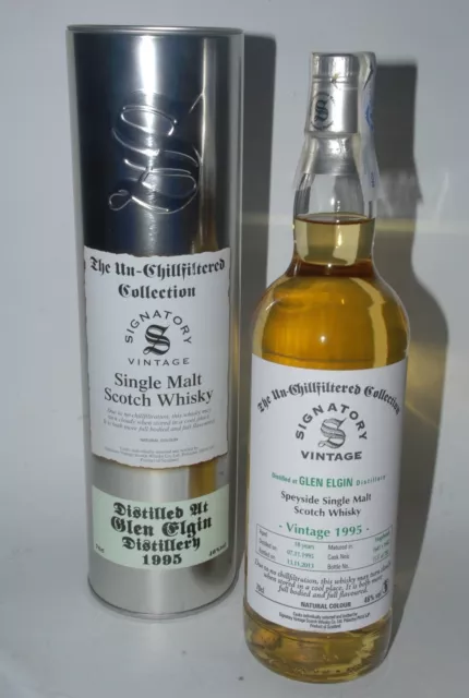 WHISKY SIGNATORY VINTAGE GLEN ELGIN 1995 LIMITED EDITION 18 YEARS OLD 70cl.