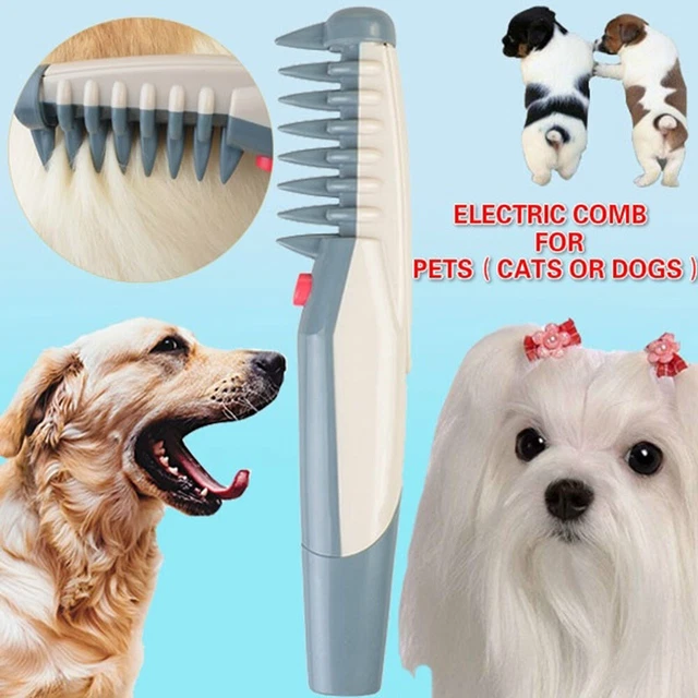 Electric Pet Cat and Dog Hair Remover Pet Grooming Comb Hair Trimming Comb USA
