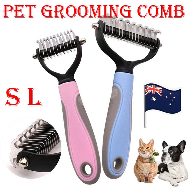 Dog Pet Cat Grooming Comb Brush Undercoat Rake Dematting Deshedding Trimmer Tool