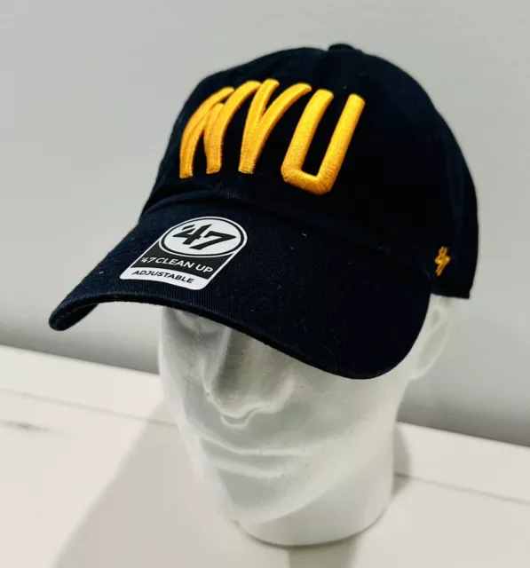 West Virginia WVU Mountaineers Navy ‘47 Brand Cleanup Hat NWT