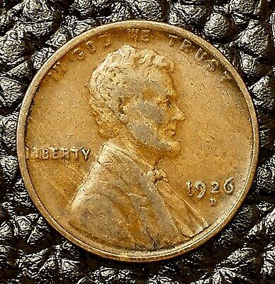 1926-D Lincoln Wheat Cent ~ VERY GOOD (VG) Condition ~ $20 ORDERS SHIP FREE!