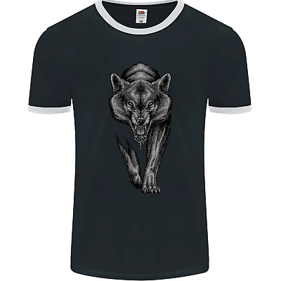 Lone Wolf Mens Ringer T-Shirt FotL